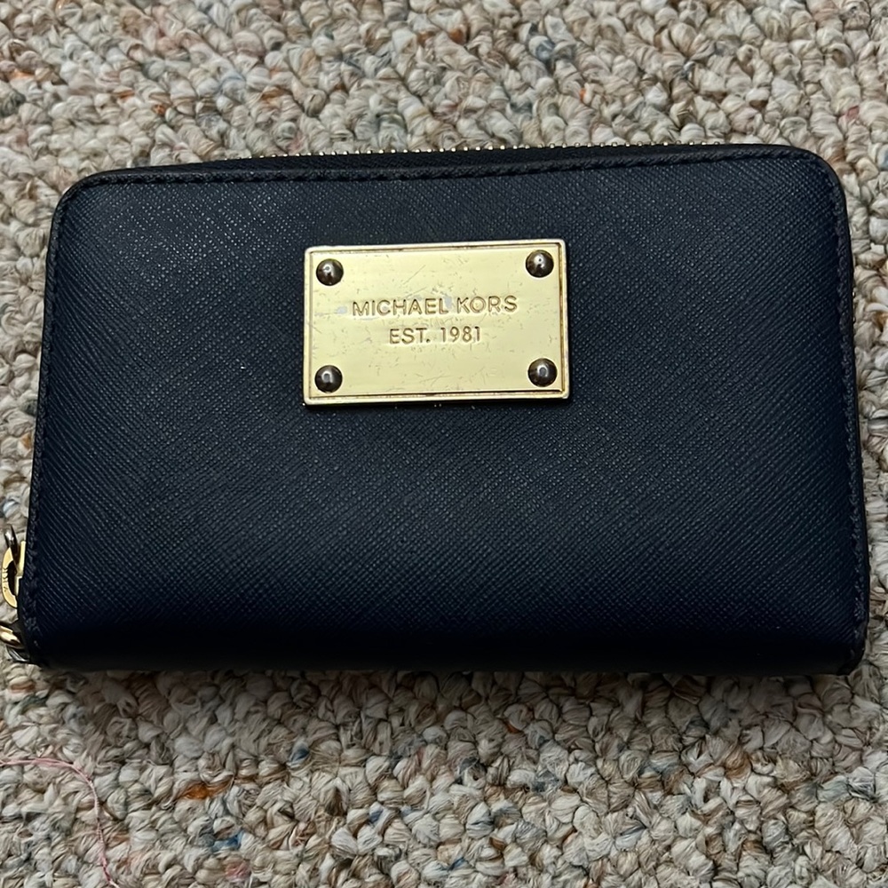 Michael Kors Small Navy Blue Wallet